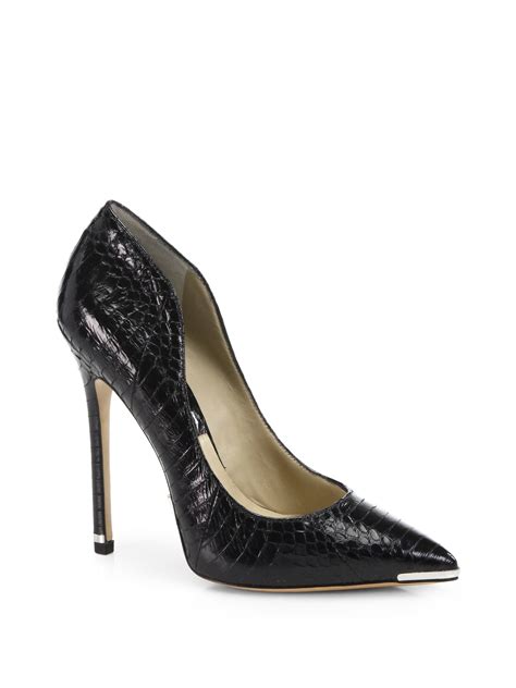 michael kors snakeskin pumps|michael kors snakeskin flats.